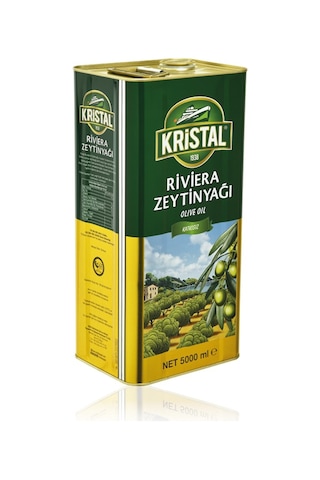 Kristal Riviera Zeytinyağı Teneke  5 L
