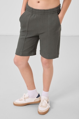 Tommylife Haki Pamuklu Yumuşak Dokulu Standart Fit Basic Erkek Çocuk Şort - 11289 Haki