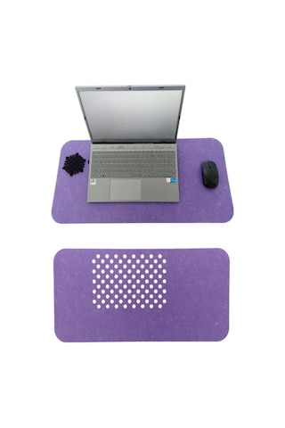 Masa Üstü Mouse Pad Ve Bilgisayar Düzenleyici 70x32 Cm Antibakteriyel Mat Doğal Keçe Mat Masa Koruyucu Altlık Ofis