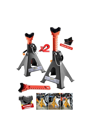 Deko Turkey Sk3tn X2 Set Sehpa Tipi Kriko Standı 3 Ton Tonajlı...
