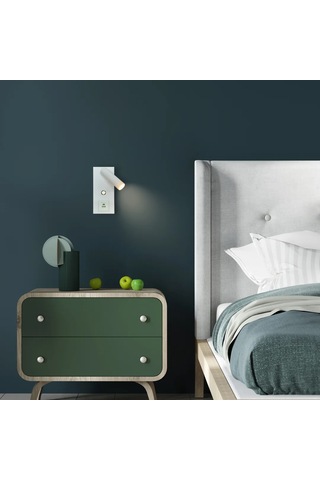 Voxlamp Otel Ve Yatak Başı Okuma Aplik Beyaz