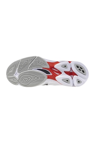 Mizuno Wave Lightning Pro Mıd Unisex Voleybol Ayakkabısı Beyaz Çok Renkli