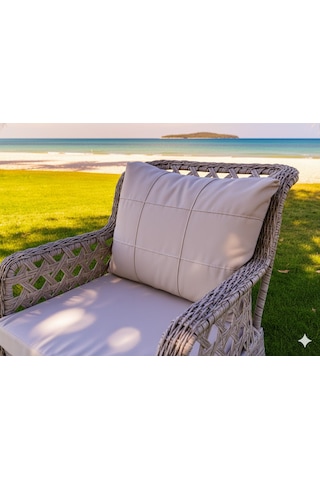 Liv Aksesuar Premium Rattan Bahçe Ve Balkon Koltuğu