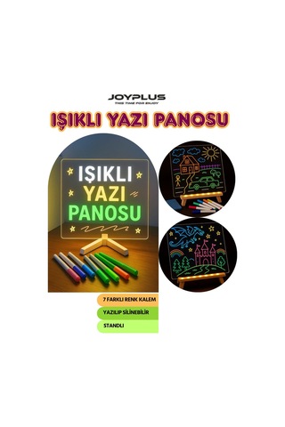Işıklı Yazı Panosu Çok Renkli