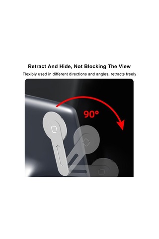 Neevoyu Alüminyum Macunlu Telefon Tutucu: Dengeleyici Ekranüstü Stand, Çift Ekran Gösterimi, Taşınabilir Bilgisayar/monitör Aksesuarı Gümüş