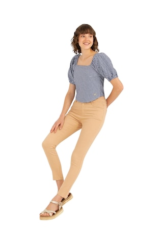 U.S. Polo Assn. Kadın Desenli Bluz 1581553 Lacıvert