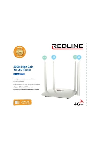 REDLİNE 4G LTE-20 ROUTER SİM KART MODEM