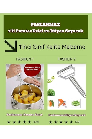 Meyve Sebze Soyacağı Ve Patates Ezici