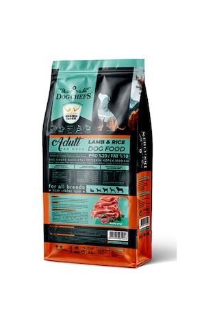 Dog Chefs Kuzu Etli ve Pirinçli Yetişkin Köpek Maması 15 KG
