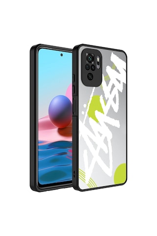 Xiaomi Redmi Note 10s Kılıf Aynalı Desenli Kamera Korumalı Parlak Zore Mirror Kılıf