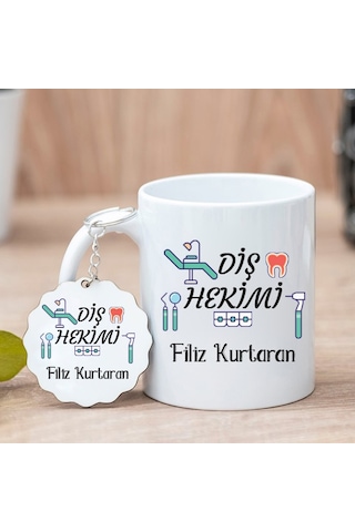 Diş Hekimi Kupa Bardak Ve Anahtarlık