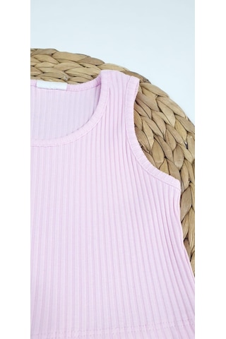 Kız Çocuk Crop Pembe