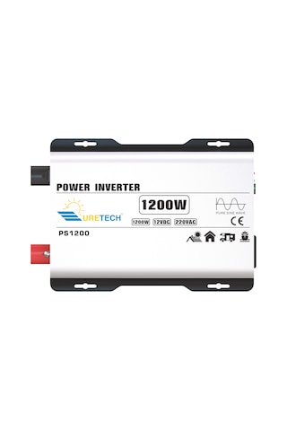 Uretech 1000 Watt 12V Tam Sinüs İnverter 1200 W 12V-220V İnvertör