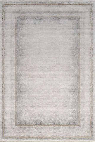 Çam Halı Elit 1504 Gri Bej Romans Halı Modern Desenli Makine Halısı