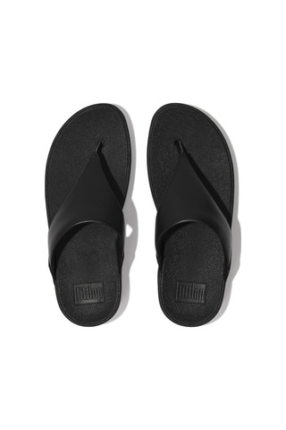 001 Black Terlik Kadın Diğer I88-001 / 323 / 592 Fitflop Lulu Leather Toe-post Siyah