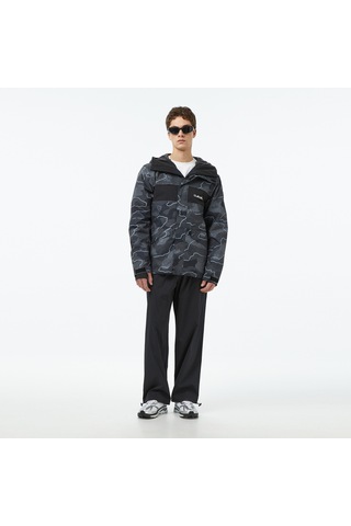 Quiksilver Mission Printed Block Erkek Gri Kayak Montu Gqytj03000