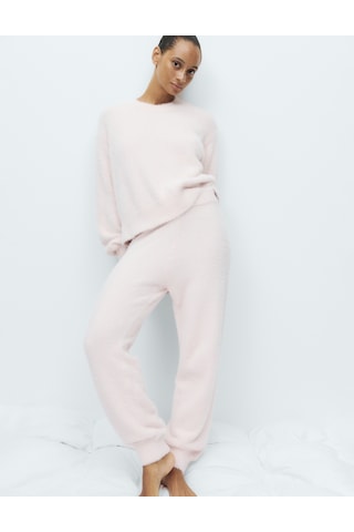 Marks & Spencer Yumuşak Dokulu Pijama Takımı T37002255J Pembe