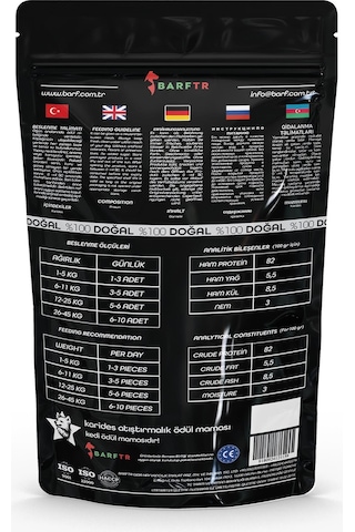 Barftr Karides Atıştırmalık Kedi Ödül Maması 80 G