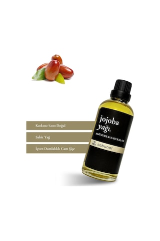 Sabunal Jojoba Yağı 100 ML - Cilt ve Saç Uyumlu Nemlendirici Bakım Yağı
