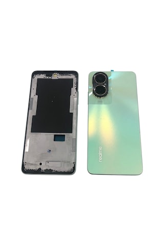 Realme 12 Lite Rmx3890 Kasa Arka Kapak Pil Kapağı Yeşil