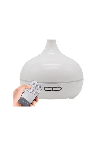 Hava Nemlendirici Hava Difüzör Kokulu Uçucu Yağ Aroma Difüzör 550 Ml Kumandalı Led Işıklı