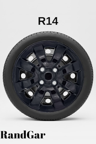 Renault Vel Satis 14 İnç Jant Kapağı 4 Adet Siyah S101 Rand