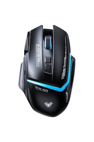 Aula S12 Pro 12800 Dpı 8 Tuşlu Makrolu Kablolu Optik Gaming Oyuncu Mouse Siyah Diğer