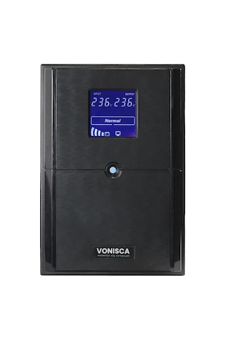 D-3000 3000va Lcd Kesintisiz Güç Kaynağı Line Interactive 4x12v 9ah Ups Ofis Kamera Sistem Çoklu Cihaz