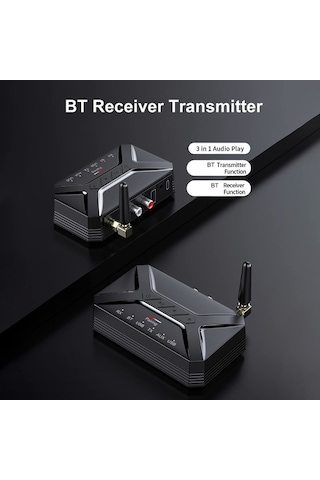 Didadodo T-r22 Bt5.0 Ses Adaptörü, 2-in-1 Kablosuz 3.5mm Ses Verici