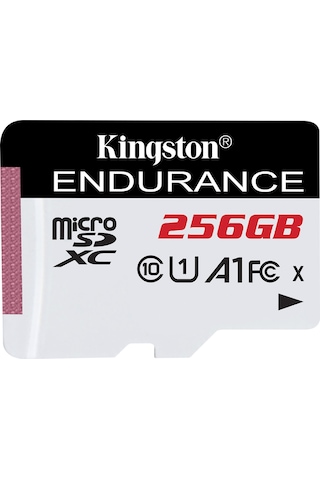 Kingston Sdce-256gb 256gb Microsdxc Endurance 95r-45w C10 A1 Uhs-ı Card Only Hafıza Kartı