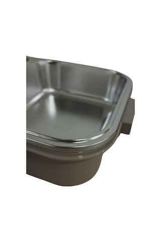 Aryıldız Bento Dikdörtgen 2 Bölmeli Lunch Box Yemek Termosu Vizon 1000 Ml Kahve