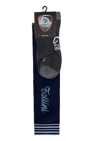 Tattini Unisex Tekstil Mavi Binici Çorap 990 Functıonal Socks Y26 Blue/l.blue