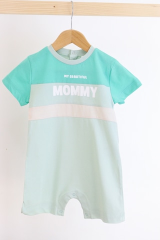 Harika Kids Kız Bebe&çocuk Penye Kumaş Mommy Baskılı Tulum 001