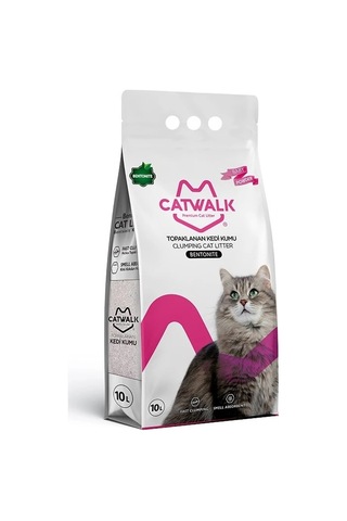 Catwalk Bentonit Bebek Pudralı Kedi Kumu 2 x 10 L