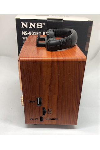 Lebron Ns-901bt Nostalji Bluetooth Radio Şömine Görüntüsü