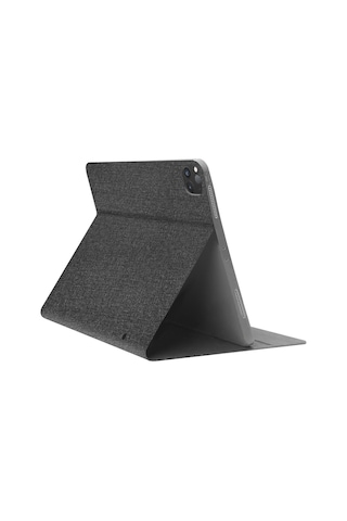 Apple Uyumlu iPad  Pro 12.9 2020 4.nesil Raptic Smartstyle Kalem Bölmeli Standlı Tablet Kılıf Siyah