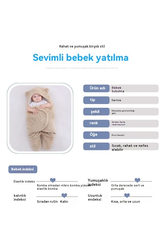 Eternal Luck Sonbahar ve Kış İçin Yenidoğan Kalınlaştırılmış Battaniye - Pembe