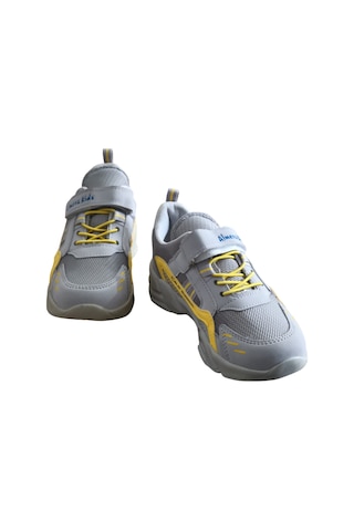 Almerakids Almera Kids Çocuk Spor Ayakkabı Cırt Cırtlı, Hafif Taban, Günlük & Okul Kullanımı Gri