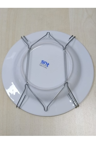 Dekor Tabak Askısı Duvar Tabak Askı Aparatı Asma 22-25 CM Metalik