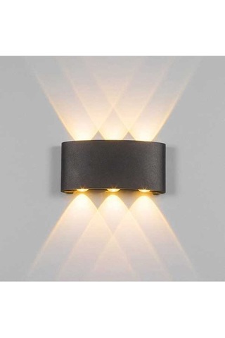 Tongxida İp65 Su Geçirmez 6 Başlı Led Duvar Lambası - Koridor & Merdiven Aydınlatma, Sıcak Beyaz/ılkı Beyaz Ilık Beyaz