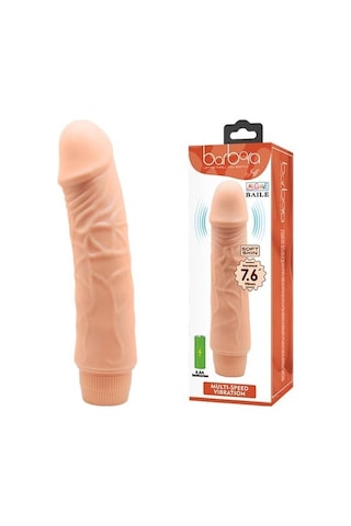 Zaga Oyun Güçlü Titreşimli 19.5 CM Realistik Vibratör Gerçekci Penis Dildo