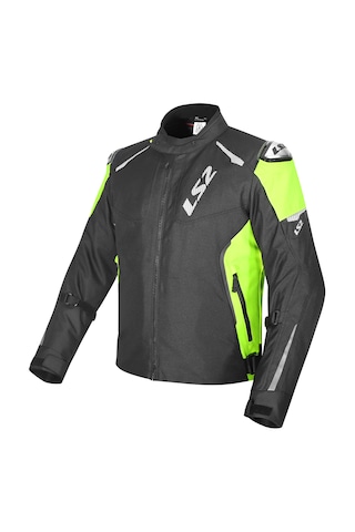Ls2 Zoom 4 Mevsim Motosiklet Montu Siyah-neon Sarı