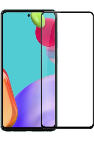 Logis Samsung Galaxy Uyumlu A72 Antistatik 5d Tam Kaplayan Ekran Koruyucu Cam