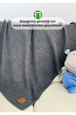Little Dedi Starlink Örme Bebek Kundak Battaniyesi Çocuk