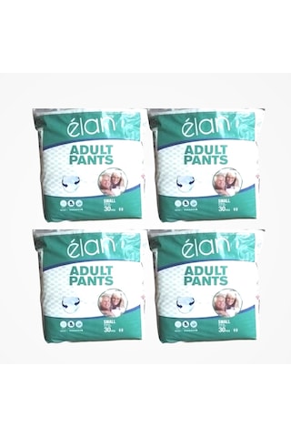 Elan Yetişkin Hasta Bezi Külotlu S Small - 30'lu Paket X 4 120 Adet S