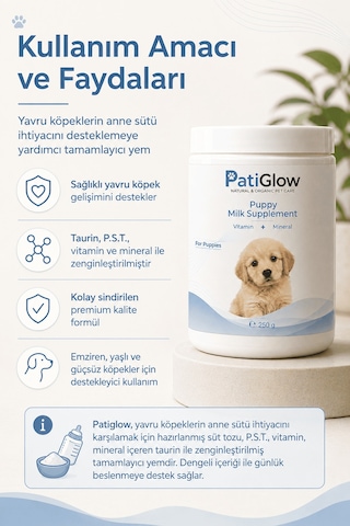 Patiglow Köpek Süt Takviyesi
