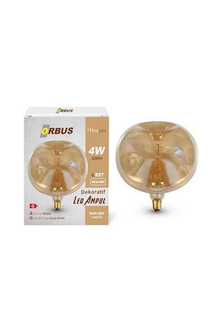 Dekoratif Led Ampul Amber 4w 320lm Apa190