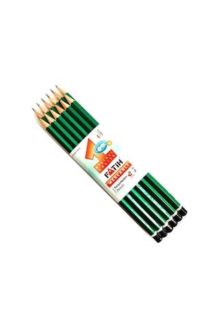 Fatih Kurşun Kalem Mercanlı 12'li Paket Çok Renkli
