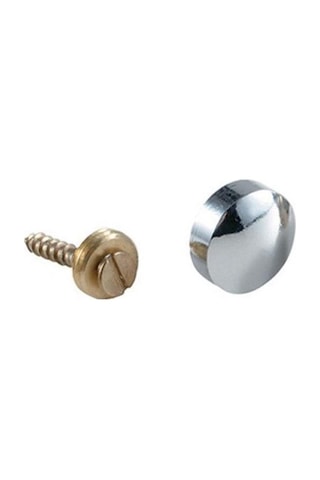 Dekoratif Vida Kapağı Parlak Krom 20mm - 10 Adet 15 MM