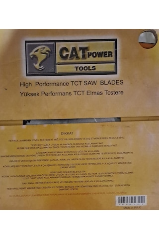 Sunta - Ahşap Elmas Daire Testere 250 Mm X 30 Mm - 60 Diş Elmas Testere Cat